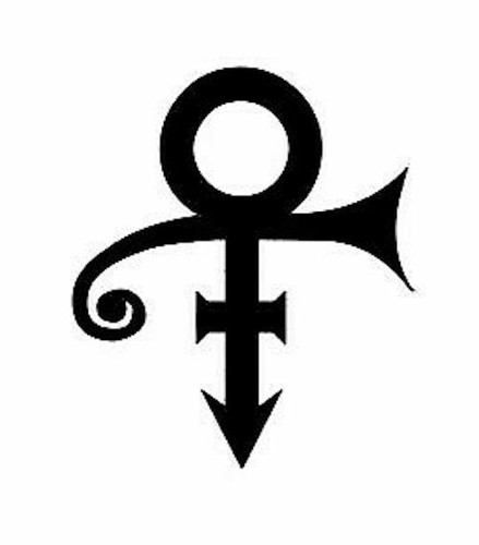 Vinyl prince logo decal - prince,