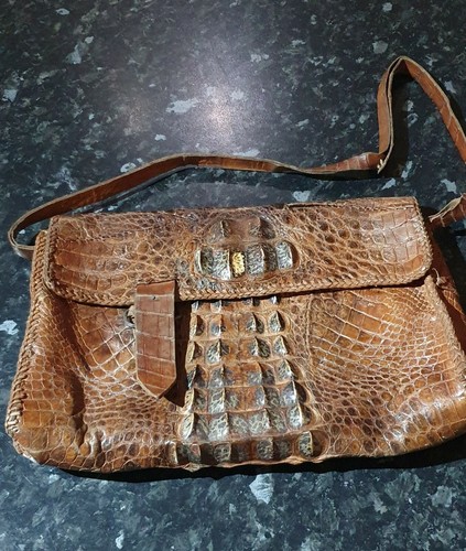 Vintage genuine crocodile - vintage,