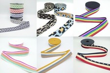 38mm Webbing Hand Bag Strap Strong Multicoloured Various Widths  Patterned Plain