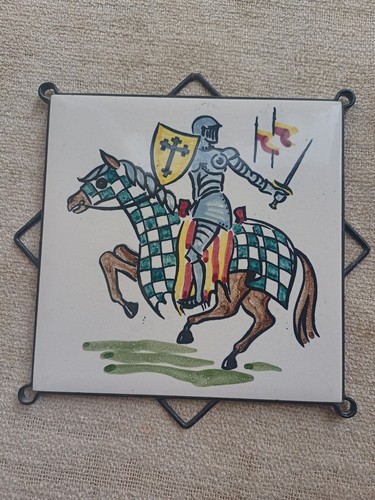 Vintage carter pottery tile - vintage,