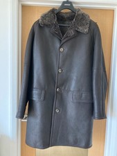 Mens real Sheepskin coat 52" chest