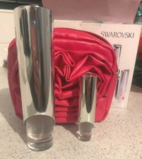 ultra ultra rare Aura by Swarovski,  gift set!  Rose bag 2 x perfumes 30 ml 5 ml