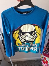 Blue Star Wars Long Sleeve PJ