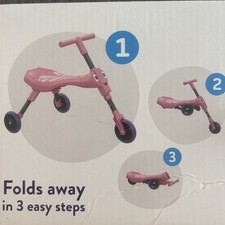 Scuttlebug Butterfly Ride On - Pink BOX UNOPENED