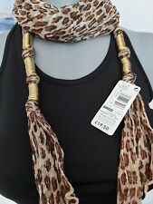 M&S Ladies Scarf Animal Print
