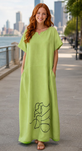 Risona tomo lime linen - tomo,