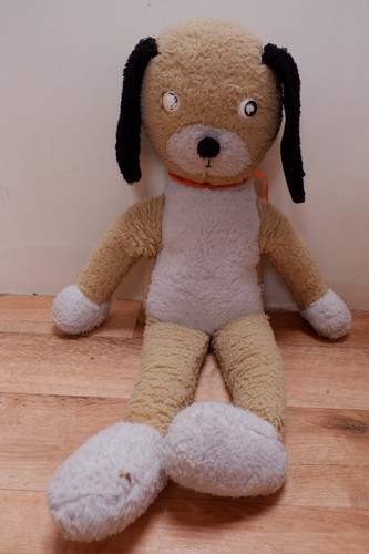 Vintage dog soft toy teddy - vintage,