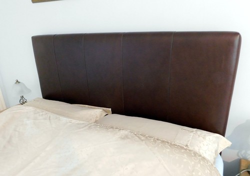 Genuine real leather headboard - leather,