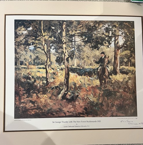 New forest buckhounds print - forest,