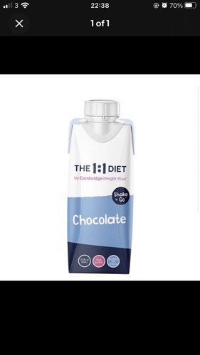 Ready made shakes diet - 1:1,