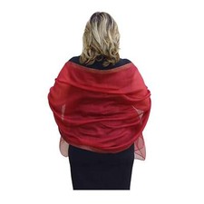 Elegant Sheer Organza Shawl