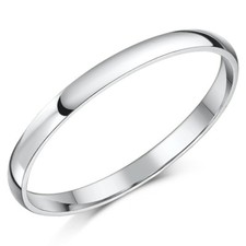 9ct White Gold Ring Light