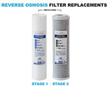 Aquati 2 Pre Filters Reverse Osmosis Water Systems Replacement RO Cartridges