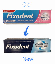 5 x 40g Fixodent Adhesive