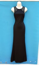LONG DRESS,HOLLYWOOD GLAMOUR,BLACK,40S,50S,60S,70'S,80S VINTAGE LOOK,SIZE 8 APP