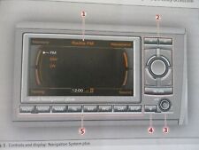 (2010) AUDI SAT NAV NAVIGATION SYSTEM plus (RNS-E) HANDBOOK A3 A4 S3 S4 TT