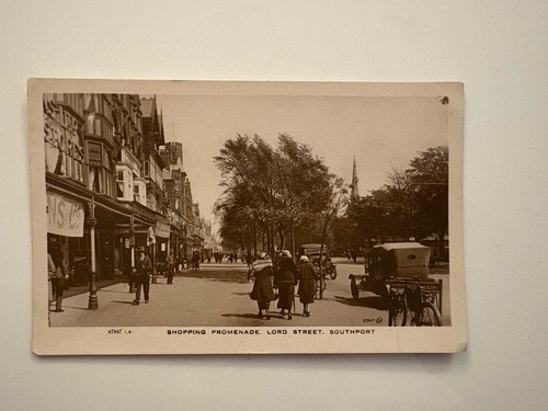 Vintage postcard shopping - -,