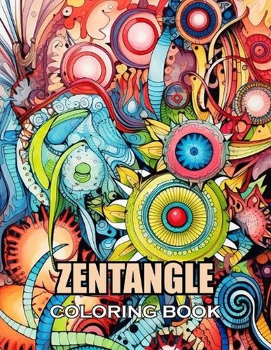 Zentangle coloring book 100 - zentangle, book: