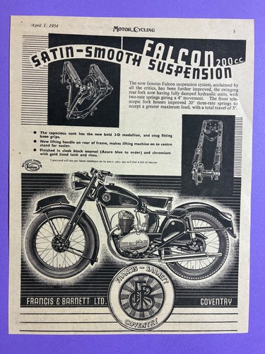 Francis barnett falcon 200cc - francis,
