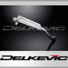 KAWASAKI Z750 2004-2006 350mm OVAL STAINLESS BSAU SILENCER EXHAUST KIT