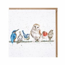 Garden Birds Birthday Card –