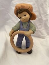 Goebel Hummel Nina and Marco Boy with Hula Hoop