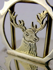 English sterling silver stag - sterling,