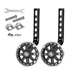 Universal Kids Bicycle LED Training Wheels Stabilisers For 12-20 Inch Bike Cycle