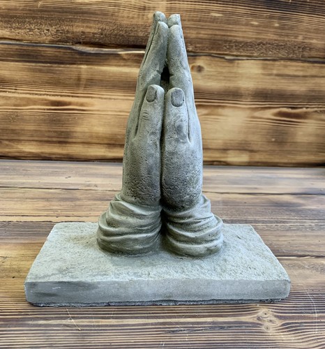 Stone garden praying hands - garden,