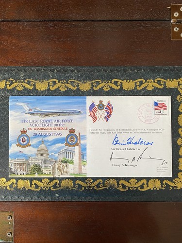 Raf vc10 cover signed - raf, by