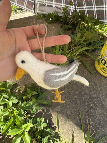Seagull bird handmade - seagull,