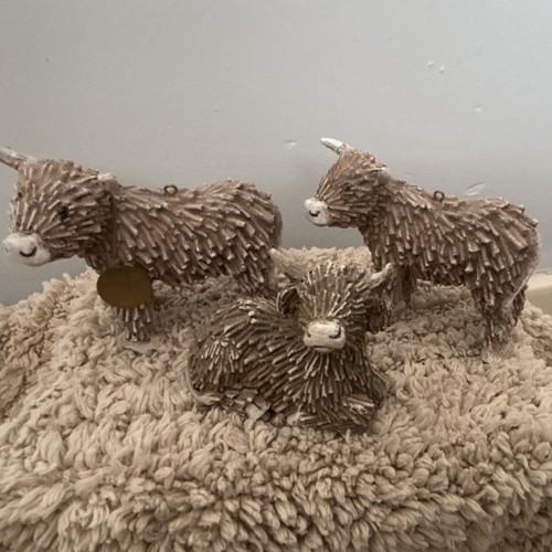 Set brown highland cow - highland,