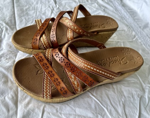 Skechers brown leather - skechers,