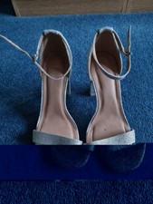 New Look High Heeled silver
