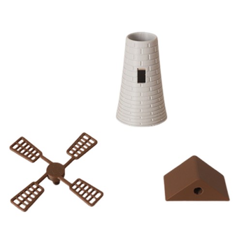 4pcs small farm windmill decor - farm,