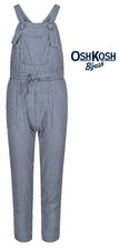 GIRLS DUNGAREE EX STORE NAVY