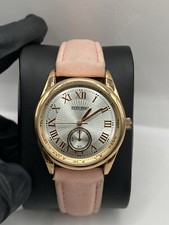 36mm Cotton Traders Est 1987 Pink Strap Quartz Watch Untested Parts / Repair