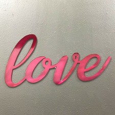 Love Metal Wall Art Skilwerx