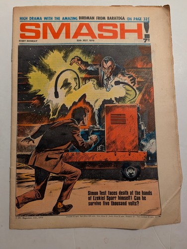 Smash comic 25th july 1970 - smash!,