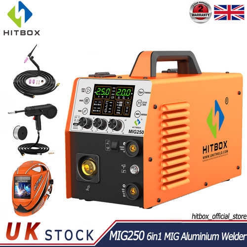 250amp 6in1 gas gasless mig - 250amp, gas/gasless
