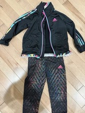 ADIDAS Girls 2 Pc Pink Neon