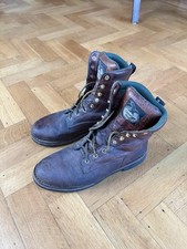 Georgia Boots, Brown Leather