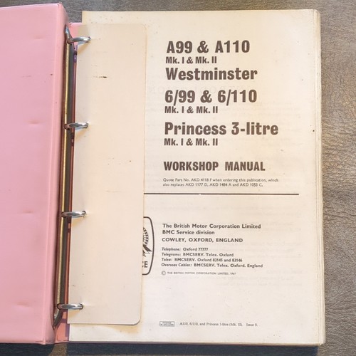 Bmc workshop manual austin - bmc,