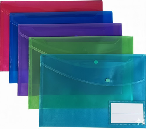 Plastic wallets - a4,