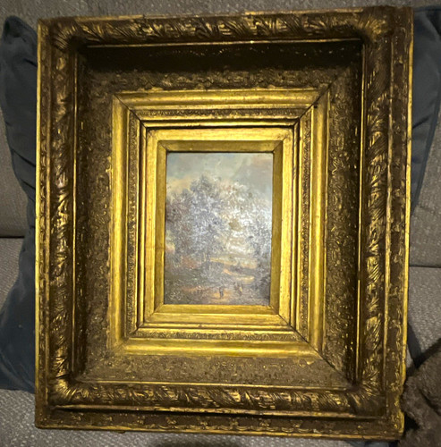 Antique oil painting