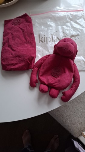 Kipling cherry red bear pack - kipling,