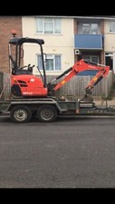  Mini digger Kubota hire & Delivery London, Surrey, Berkshire 