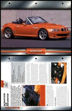 Schnitzer V8 Roadster - 1998 - Sports - Atlas Dream Cars Fact File Card