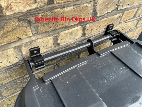 Wheelie bin clips - wheelie, holder