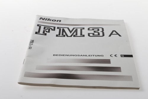 Nikon fm3a manual - fm3a,